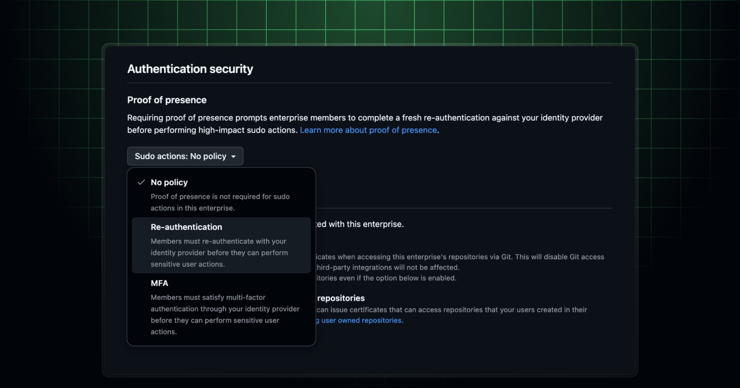 GitHub Changelogに掲載されたproof of presenceの説明