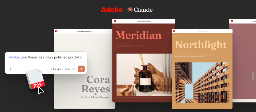 Claudeの会話内でAcrobatツールを使いPDFを扱う様子